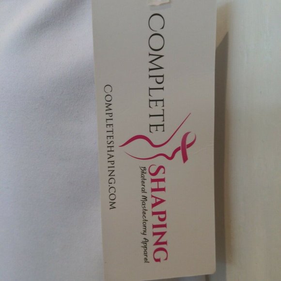 Mastectomy Camisole with Integrated Prosthetics, Small w B Cup, New, White, NWT - Picture 3 of 7